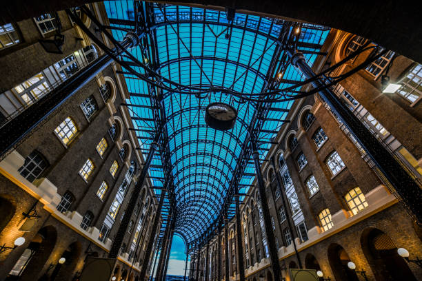 The Passage Jouffroy is a covered passageway south of the 9th arrondissement of ParisEach passage is approximately 140 meters long and 4 meters wide. The passage is covered by a metal and glass canopy. The floor is paved with a geometric pattern made up of white, gray and black squares.