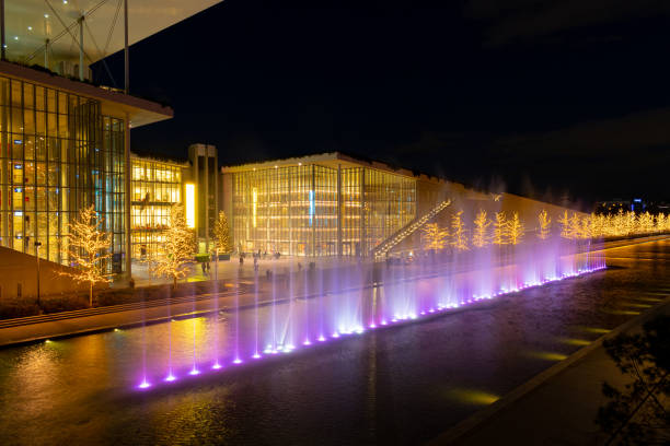 Athens, Greece - January 8 2020: Stavros Niarchos Foundation Cultural Center
