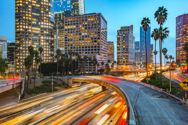 istock Los Angeles evening traffic on Hwy 110 1205793724