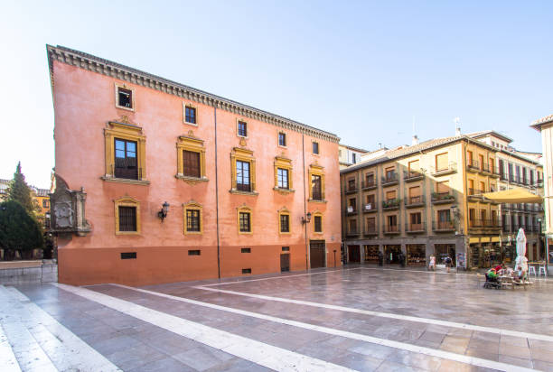 istock Granada old streets with historic buildings, Spain 1205800187