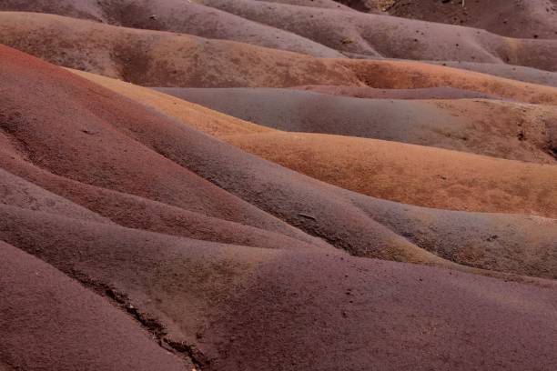 istock Chamarel Seven Coloured Earth Geopark, Mauritius, Indian Ocean, Africa 1205801675