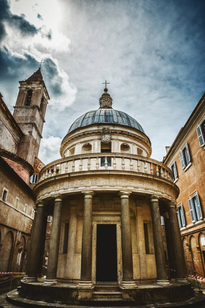 istock Typical views of Rome, Italy: Bramante temple 1205808102