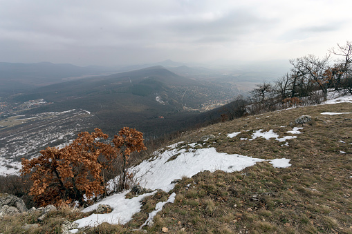 View from the top of Pilis (Pilis teto) in Hungary.
