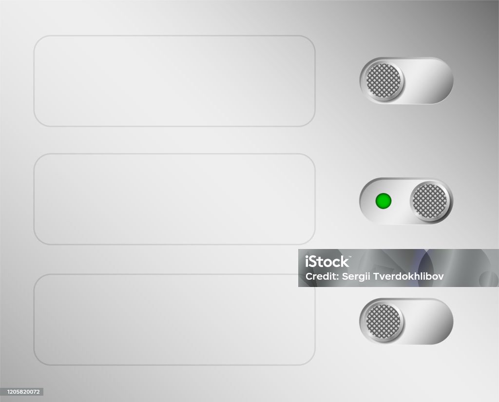 Control Switch Texture Metal Switches Or Switches Aluminium Control Panel Space For Text Web ...