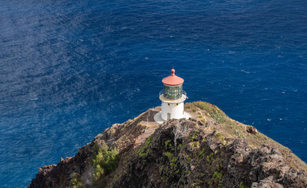 istock Steep trail to the lighthouse on Makapuu point on Oahu, Hawaii 1205829018