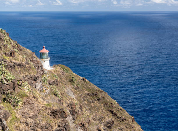 istock Steep trail to the lighthouse on Makapuu point on Oahu, Hawaii 1205829248