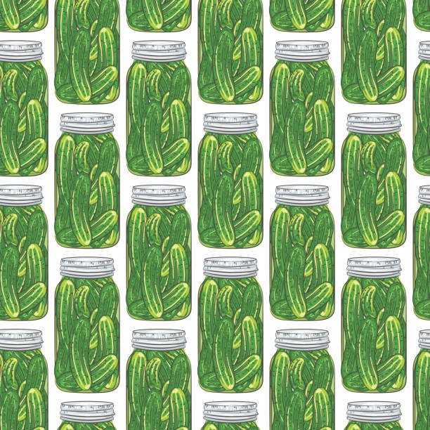 Real Pickles Pattern 810+ Pickles Pattern Stock Illustrations, Royalty-Free Vector Graphics ...