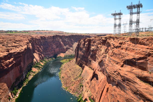 istock Power Lines along the Colorado River 1205833033