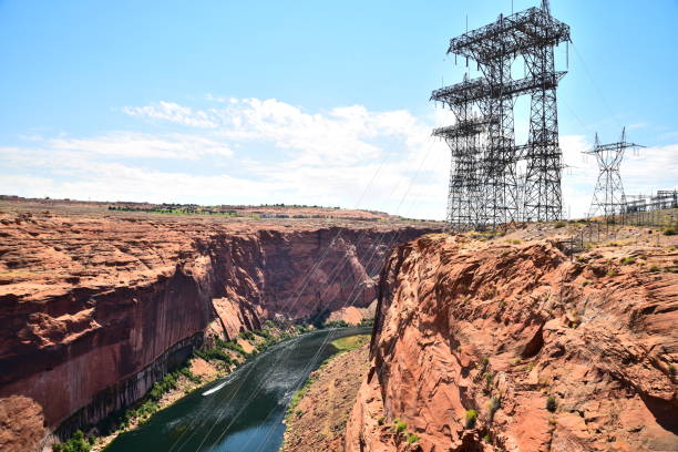 istock Power Lines along the Colorado River 1205833037