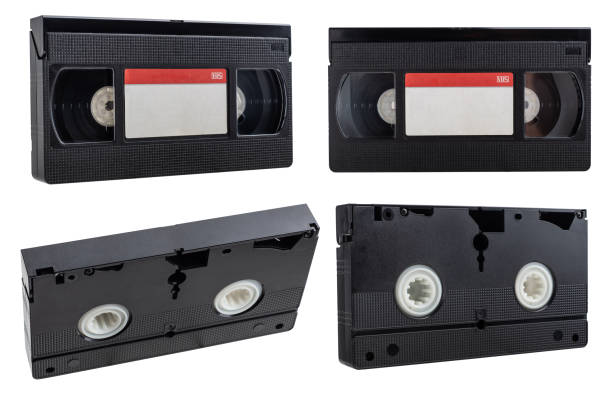 istock VHS video cassette on a white background. isolated on white background 1205836375