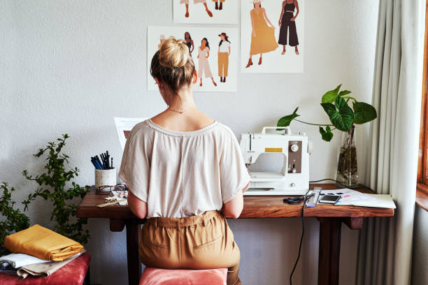 istock When I'm busy creating, all my focus goes into it 1205838265