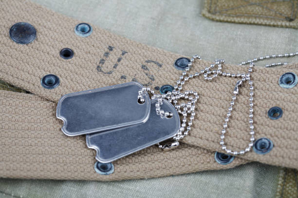 istock blank dog tags on us army uniform world war two era 1205841610