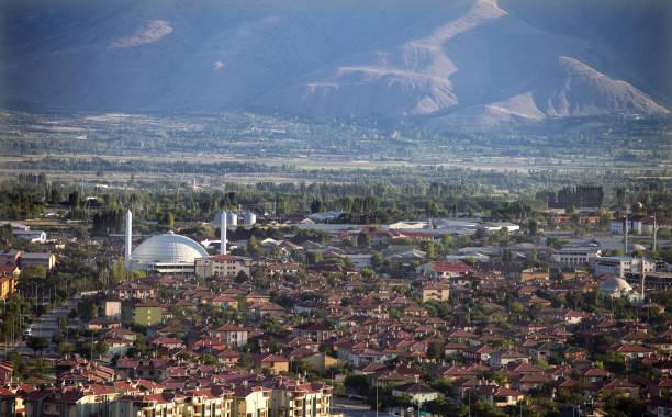 Erzincan city panorama stock photo
