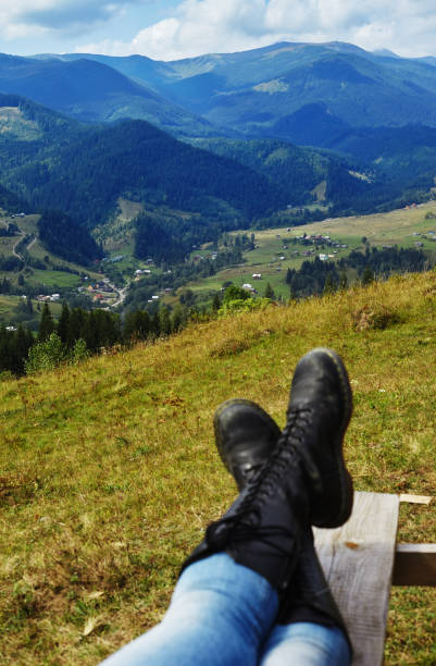 istock photo about rest in mountains. its time to relax 1205854203