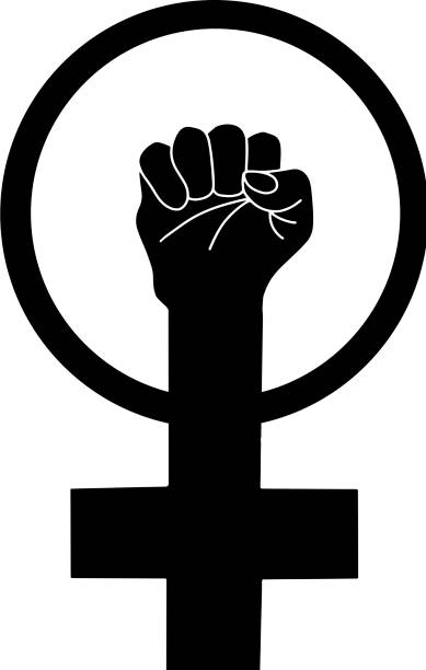 istock Vector symbol of feminism. Feminist Symbol Logo 1205857175