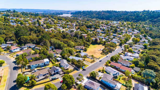 istock Auckland Aerial View 1205858042