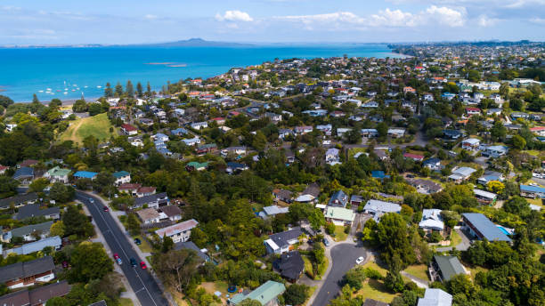 istock Auckland Aerial View 1205858869