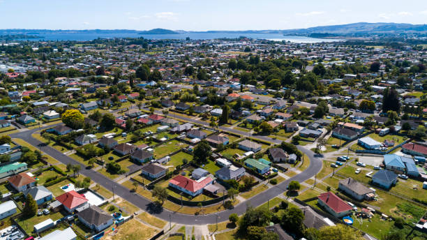 istock Rotorua Aerial View 1205859063