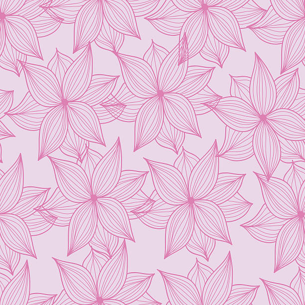 Seamless Floral Pattern vector art illustration
