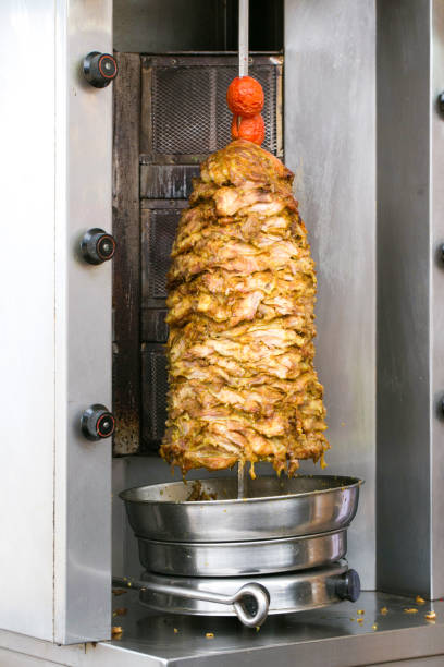 istock Kebab tower or street food 1205865974