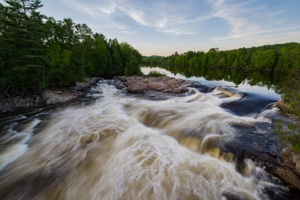 istock Blueberry Waterfall in Quebec also known as Blueberry Fall 1205868128