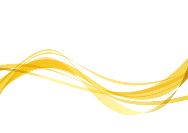 Abstract background of smooth curves Abstract background of smooth curves, vector illustration. ribbon flow stock illustrations