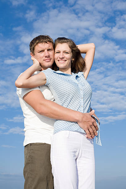 istock Attractive couple outdoors 120587370