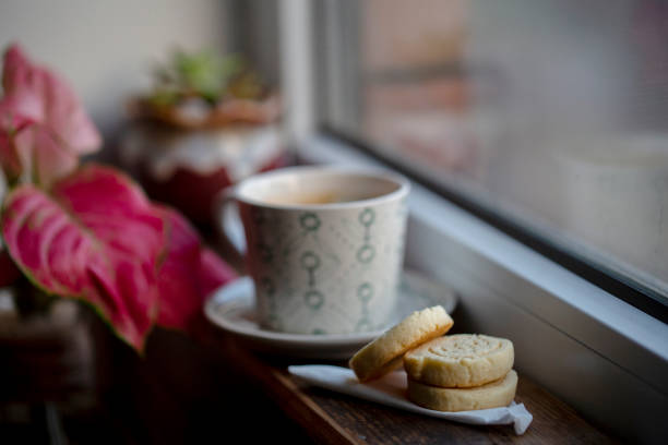 homemade cookies and coffee break