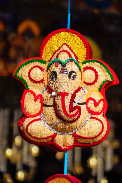 istock handicraft wall hanging design of lord ganesha 1205879946