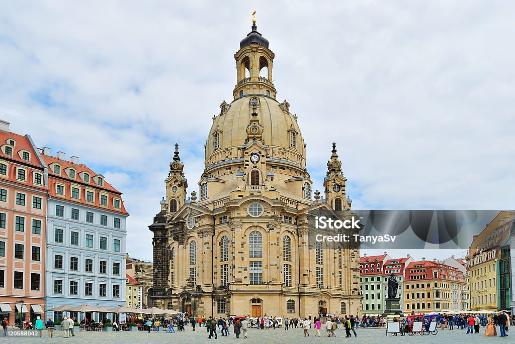 Dresden Frauenkirche Dresden, Germany. Very beautiful and famous church Frauenkirche Dresden Frauenkirche Stock Photo