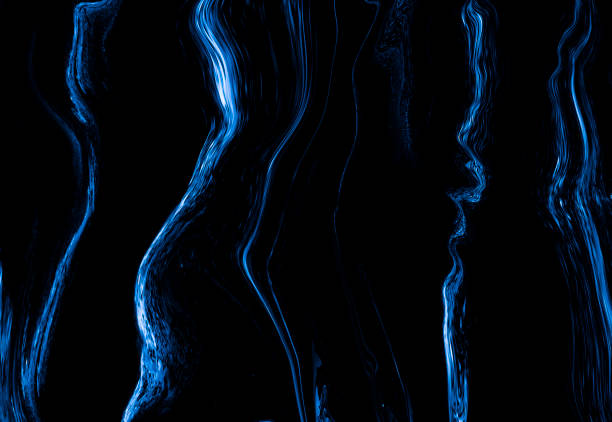 Marble rock texture blue ink pattern liquid swirl paint white dark that is Illustration background for do ceramic counter tile silver gray that is abstract waves skin wall luxurious art ideas concept.