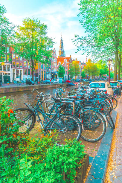 istock City view of Amsterdam with bicycles 1205892051