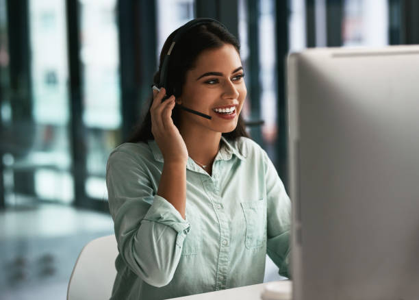 istock Providing deeper insight into what her company offers 1205896205