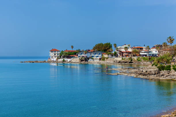 istock A beautiful small village on the coast 1205902070