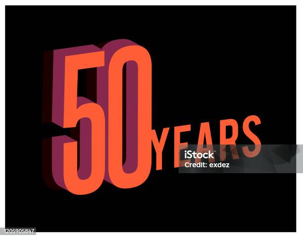 50 年設計向量圖形及更多50號圖片 - 50號, 事件, 五十週年紀念 - iStock