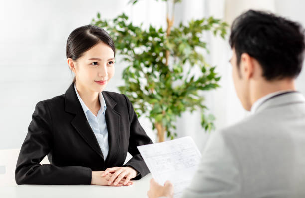 istock Manager Interviewing A Young  businesswoman In Office 1205906696