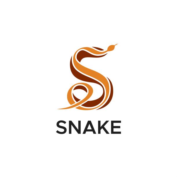 S snake logo S snake logo for your company or brand riverbank stock illustrations