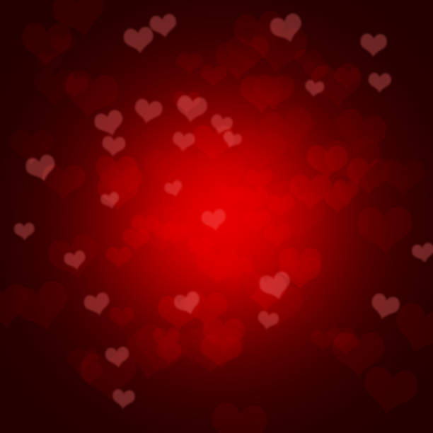 istock Abstract colorful hearts background for valentine's day 1205916245