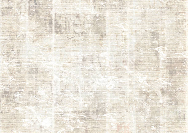 istock Old vintage grunge newspaper paper texture background. 1205916587