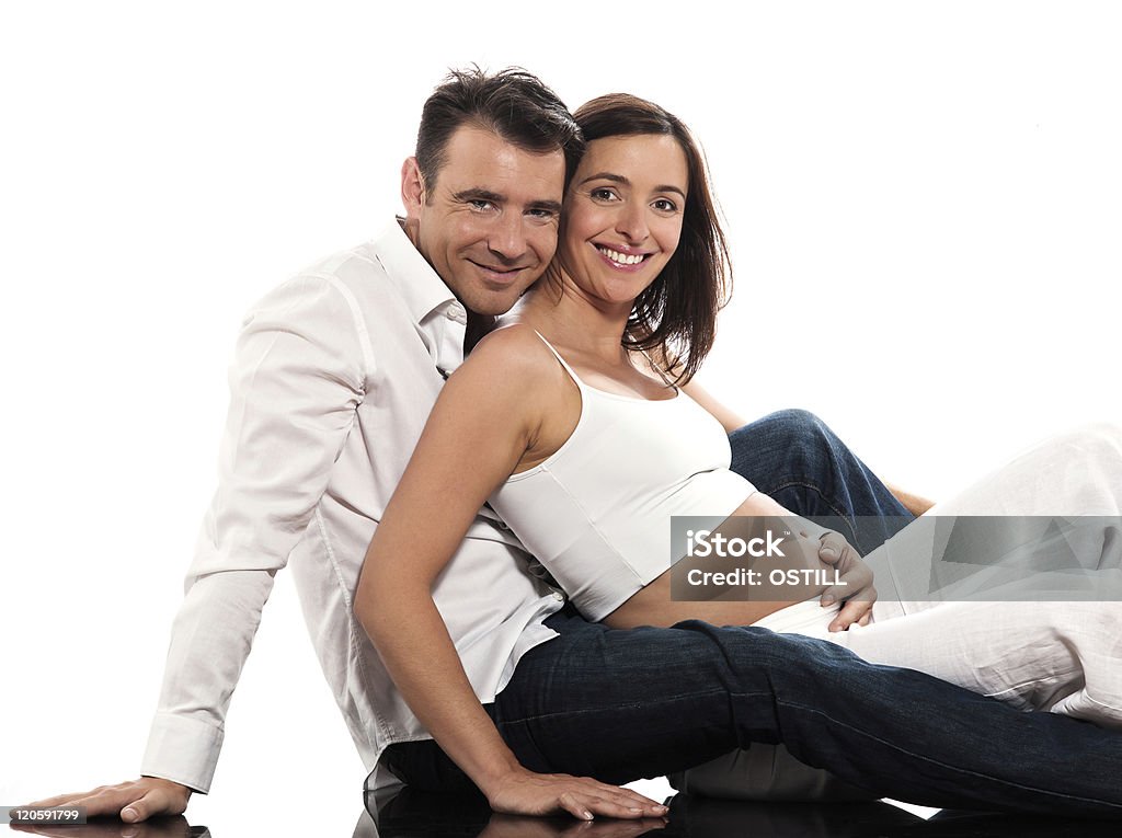 Grávida Casal à espera de Bebé - Royalty-free Grávida Foto de stock