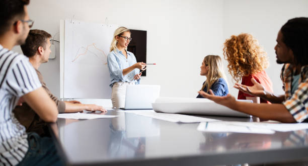 istock Entrepreneurs desginers architects business people conference in office 1205920945