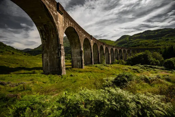 Frolic under the bridge of the famously known howgwarts express line