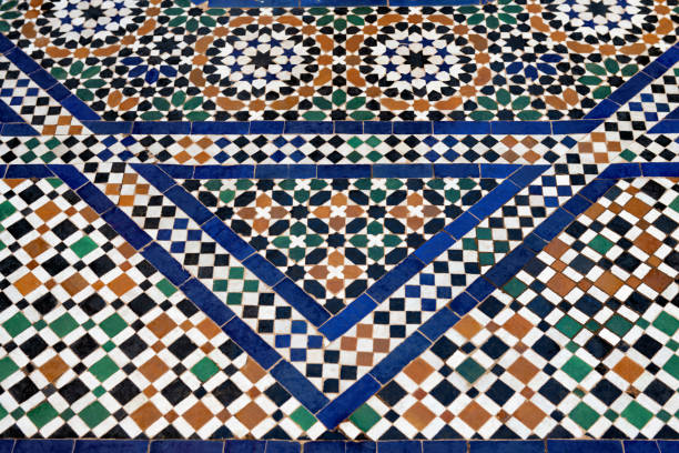 istock Traditional Moroccan tile floor, Bahia Palace Marrakesh. 1205932158