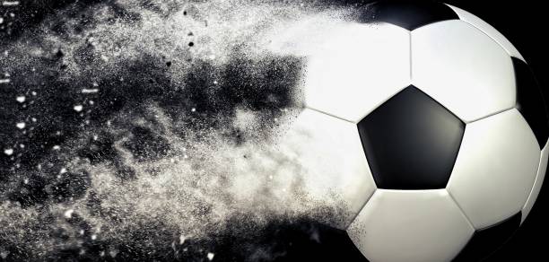 istock Abstract soccer ball closeup 1205940338