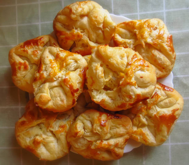 istock grandmother's kitchen, puff pastry with cheese filling 1205943903