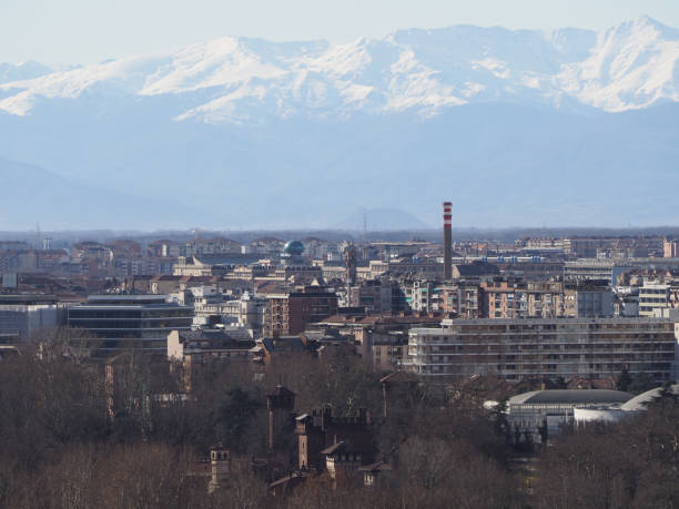 istock Aerial view of Turin 1205946373