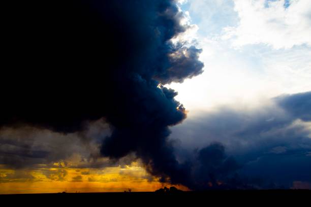 istock Giant Smoke Plume from Bush Fires 1205946941