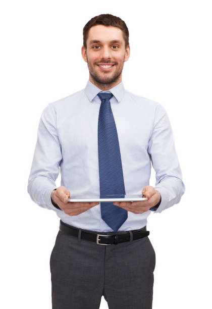 istock young businesswoman with tablet pc 1205947248