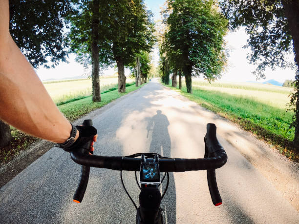 istock Point of view - Road cyclist taking a ride 1205947732
