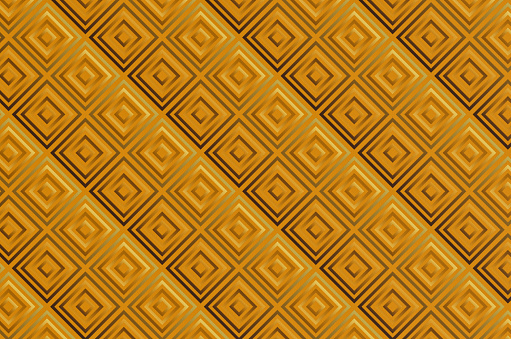 Intricat ornate 3D rendered gold web pattern over black background.